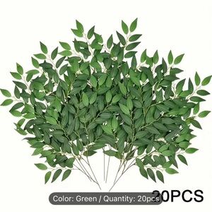 NEW Artificial Italian Green Leaf Stems